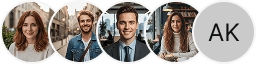 Multiple investor profile avatars displayed in the Zephyr Vestmatic trading review section